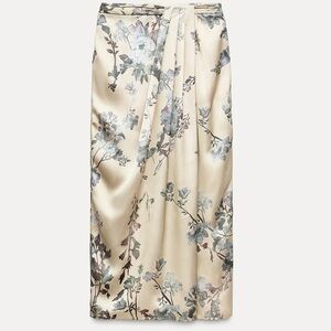 Floral Cream Women's Skirt